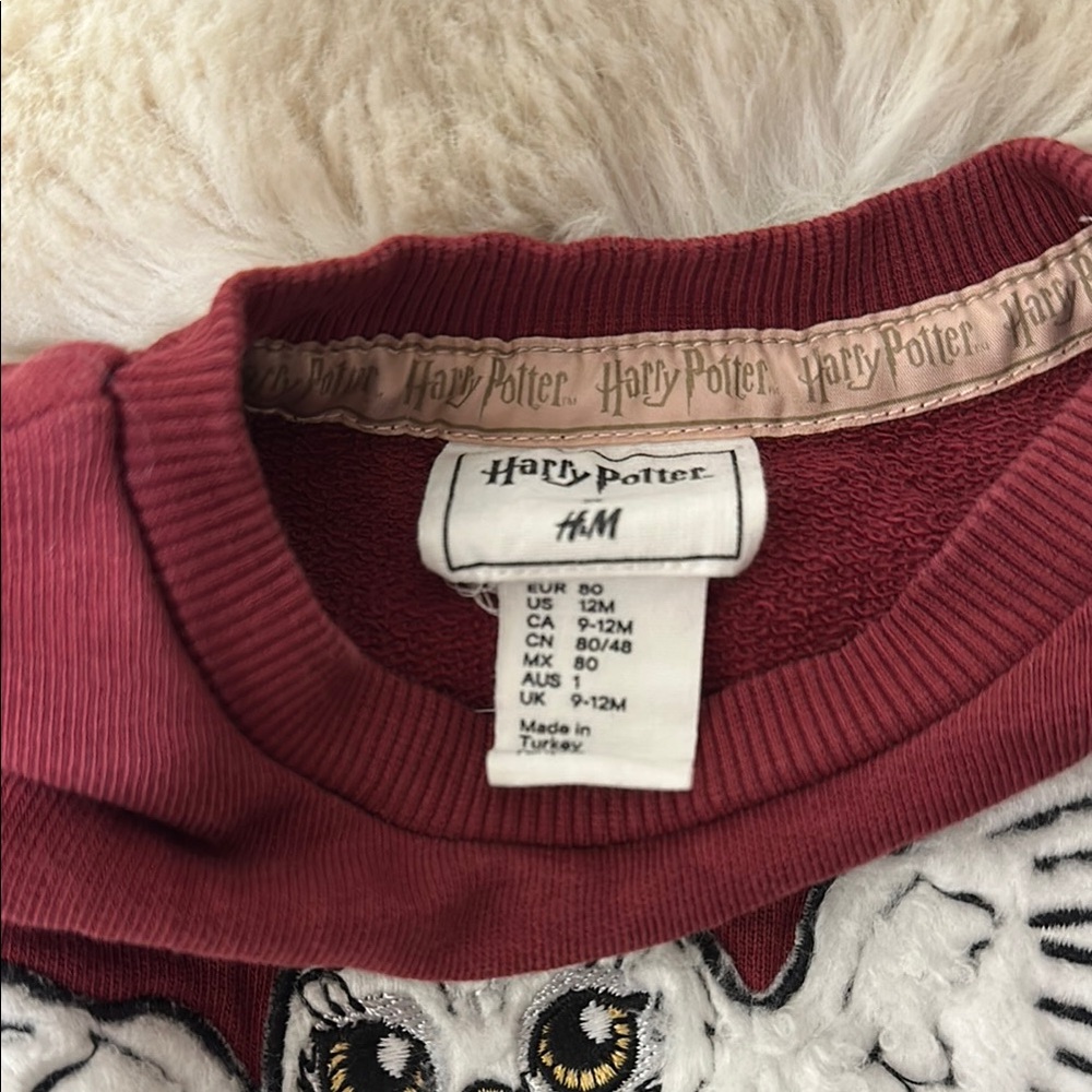 12m Harry Potter Hedwig Sweatshirt - Picture 3 of 4